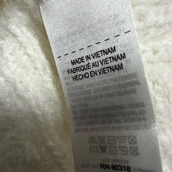 NWT LUCKY BRAND EYELASH CREAM BULKY HEAVY SWEATER SIZE XXL - Picture 5 of 9